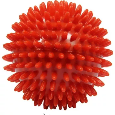 MASSAGEBALL Piłka jeżowa 9 cm czerwona, 1 szt