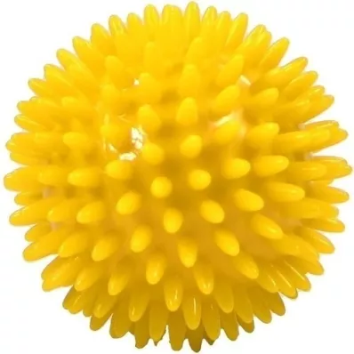 MASSAGEBALL Piłka jeżowa 8 cm żółta, 1 szt