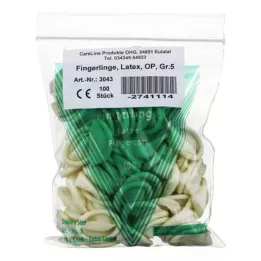 FINGERLING Lateks OP Rozmiar 5, 100 szt
