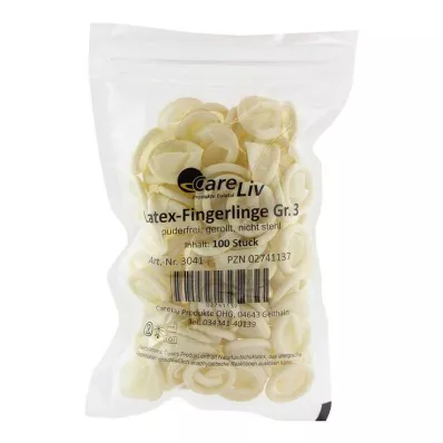 FINGERLING Lateks OP Rozmiar 3, 100 szt FINGERLING Lateks OP Rozmiar 3, 100 szt