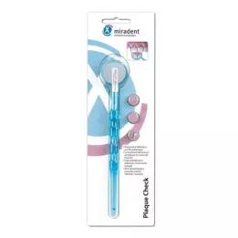 MIRADENT Plaquetest Mira2 + lustro niebieskie przezroczyste, 1 szt