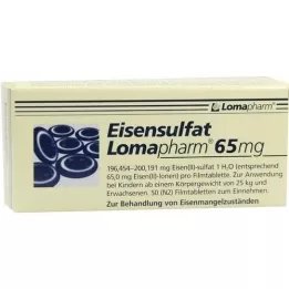 EISENSULFAT Lomapharm 65 mg tabletki powlekane, 50 szt