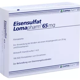EISENSULFAT Lomapharm 65 mg tabletki powlekane, 100 szt