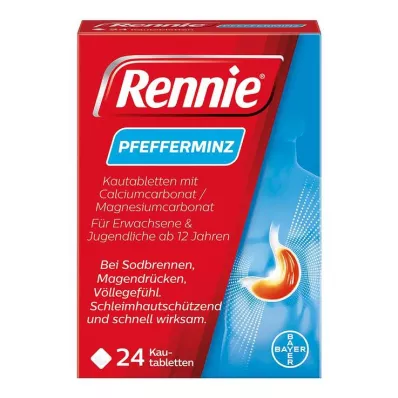 RENNIE Tabletki do żucia, 24 szt