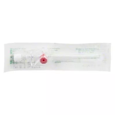 VASOFIX Brązowa rurka 20 G 33 mm różowa, 1 szt