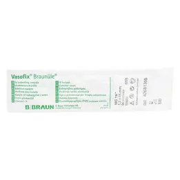VASOFIX Brązowa rurka 18 G 45 mm zielona, 1 szt