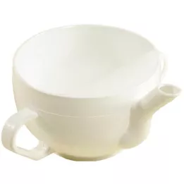 KRANKENTASSE Plastik z 2 uchwytami, biały, 1 szt