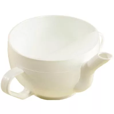 KRANKENTASSE Plastik z 2 uchwytami, biały, 1 szt