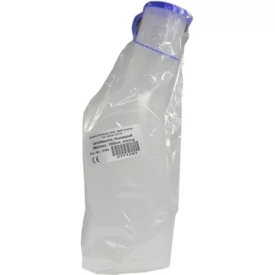URINFLASCHE Man plastikowy 1 l w.cap mleczny, 1 szt