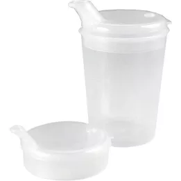 EINNEHMEBECHER bez uchwytu z pokrywką 4 mm mleczny, 1 szt