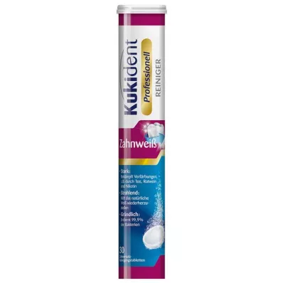 KUKIDENT Cleaner Teeth Whitening Tabs, 30 szt KUKIDENT Cleaner Teeth Whitening Tabs, 30 szt