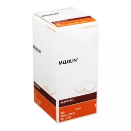 MELOLIN Opatrunki na rany 10x10 cm sterylne, 100 szt