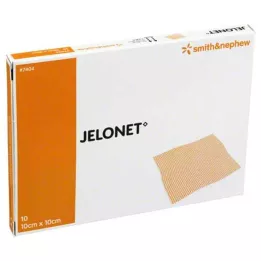 JELONET Gaza parafinowa 10x10 cm sterylna, 10 szt