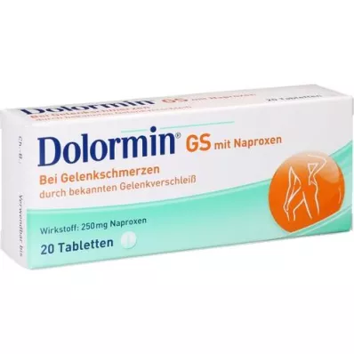 DOLORMIN GS z tabletkami naproksenu, 20 szt