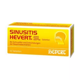 SINUSITIS HEVERT SL Tabletki, 40 szt