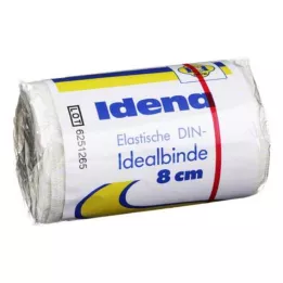IDENA Idealne bandaże 8 cm z pętlą, 1 szt
