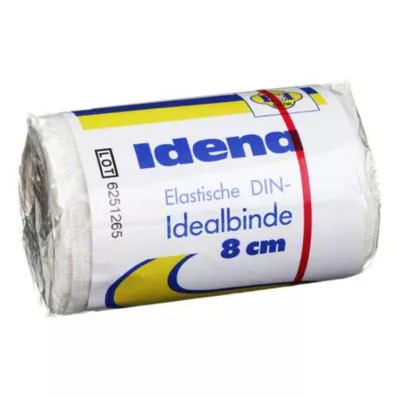 IDENA Idealne bandaże 8 cm z pętlą, 1 szt