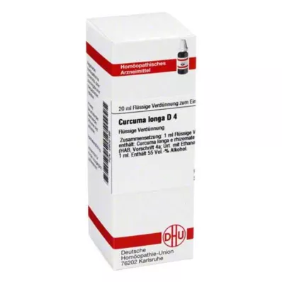 CURCUMA LONGA Rozcieńczenie D 4, 20 ml