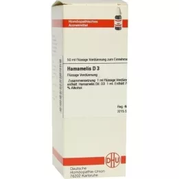 HAMAMELIS D 3 Rozcieńczenie, 50 ml