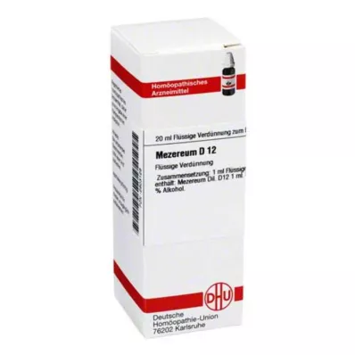 MEZEREUM D 12 Rozcieńczenie, 20 ml MEZEREUM D 12 Rozcieńczenie, 20 ml