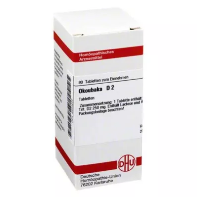 OKOUBAKA D 2 tabletki, 80 szt