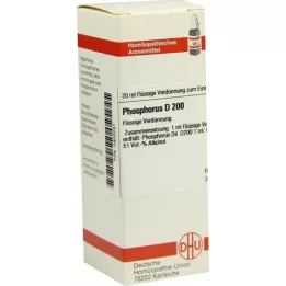 PHOSPHORUS Rozcieńczenie D 200, 20 ml