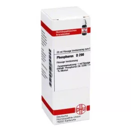 PHOSPHORUS Rozcieńczenie D 200, 20 ml