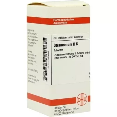STRAMONIUM D 6 tabletek, 80 szt