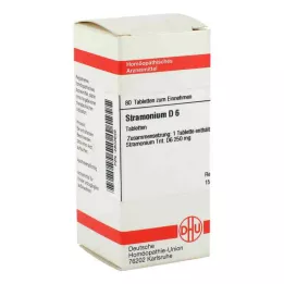 STRAMONIUM D 6 tabletek, 80 szt