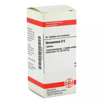 STRAMONIUM D 6 tabletek, 80 szt