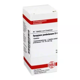 SYZYGIUM JAMBOLANUM D 4 tabletki, 80 szt