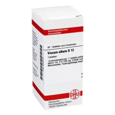 VISCUM ALBUM D 12 tabletek, 80 szt