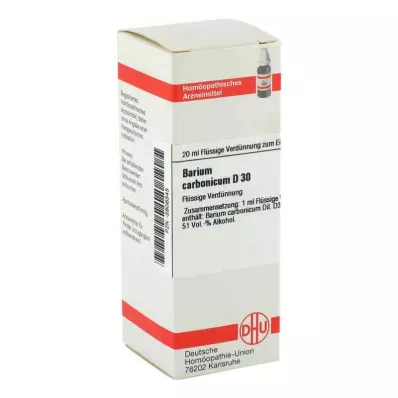 BARIUM CARBONICUM D 30 Rozcieńczenie, 20 ml BARIUM CARBONICUM D 30 Rozcieńczenie, 20 ml