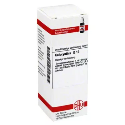 COLOCYNTHIS D 12 Rozcieńczenie, 20 ml
