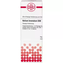 KALIUM BROMATUM D 30 Rozcieńczenie, 20 ml