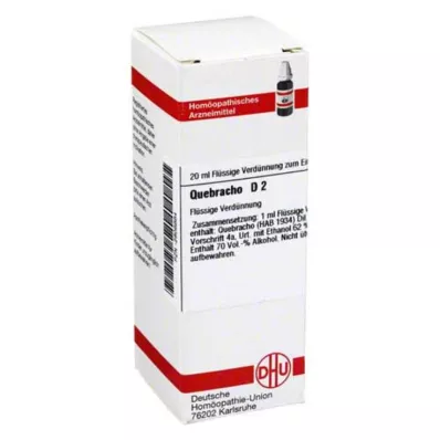 QUEBRACHO D 2 Rozcieńczenie, 20 ml