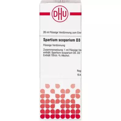 SPARTIUM SCOPARIUM D 3 Rozcieńczenie, 20 ml