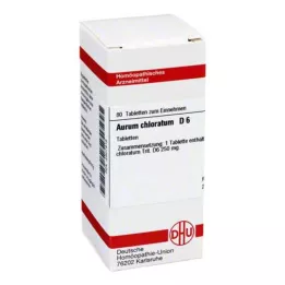 AURUM CHLORATUM D 6 tabletek, 80 szt