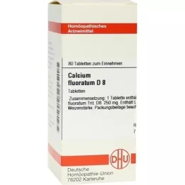 CALCIUM FLUORATUM D 8 tabletek, 80 szt