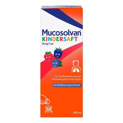MUCOSOLVAN Sok dla dzieci 30 mg/5 ml, 100 ml MUCOSOLVAN Sok dla dzieci 30 mg/5 ml, 100 ml
