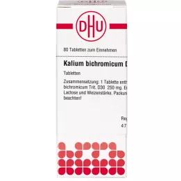 KALIUM BICHROMICUM D 30 tabletek, 80 szt