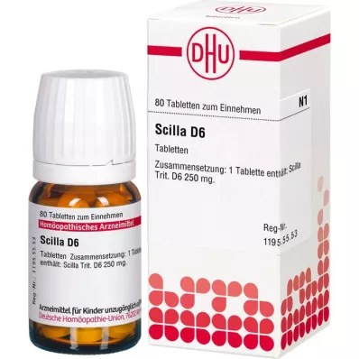 SCILLA D 6 tabletek, 80 szt