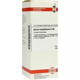 AURUM METALLICUM D 30 Rozcieńczenie, 50 ml