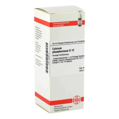 CALCIUM PHOSPHORICUM D 12 Rozcieńczenie, 50 ml CALCIUM PHOSPHORICUM D 12 Rozcieńczenie, 50 ml
