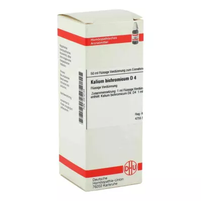 KALIUM BICHROMICUM Rozcieńczenie D 4, 50 ml KALIUM BICHROMICUM Rozcieńczenie D 4, 50 ml
