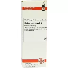 KALIUM CHLORATUM D 6 Rozcieńczenie, 50 ml