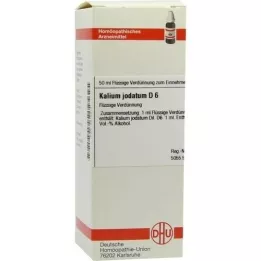 KALIUM JODATUM D 6 Rozcieńczenie, 50 ml