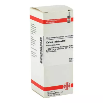 KALIUM JODATUM D 6 Rozcieńczenie, 50 ml KALIUM JODATUM D 6 Rozcieńczenie, 50 ml