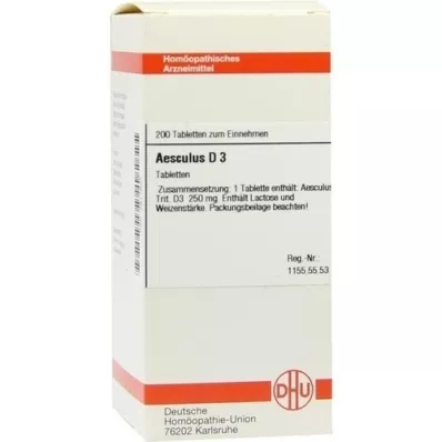 AESCULUS D 3 tabletki, 200 szt