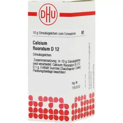 CALCIUM FLUORATUM D 12 kulek, 10 g